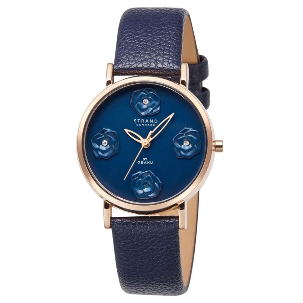 Obaku Women's Petal Blue Dial Watch - S733LXVLVL